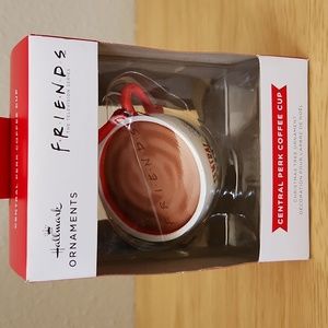 Hallmark FRIENDS Central Perk Coffee Cup Ornament NIB